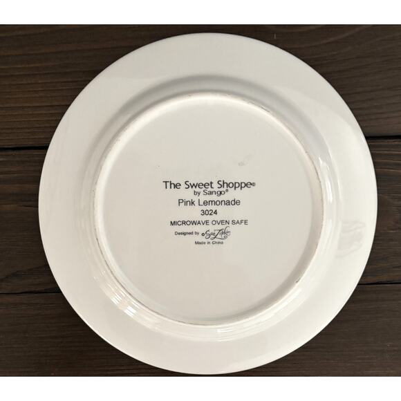 The Sweet Shoppe by Sango designed by Sue Lipkin 8-inch Plates Set of 4 - Picture 9 of 11